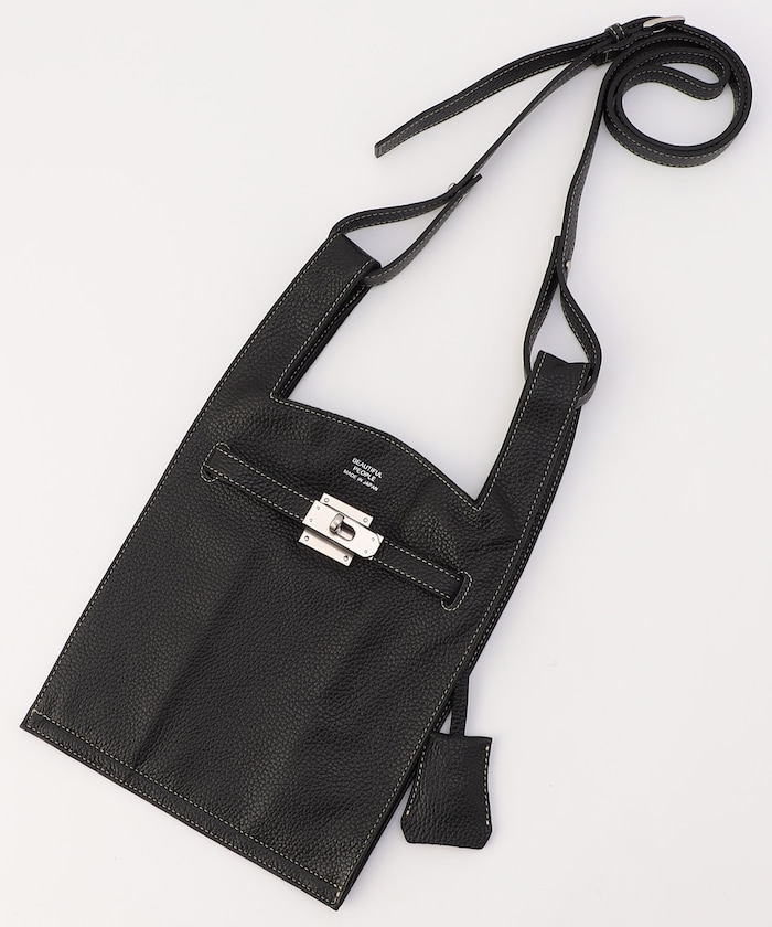 market shoulder bag in shrink leather