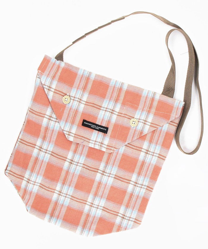 ピンク:B-PinkCottonPlaidJacquard