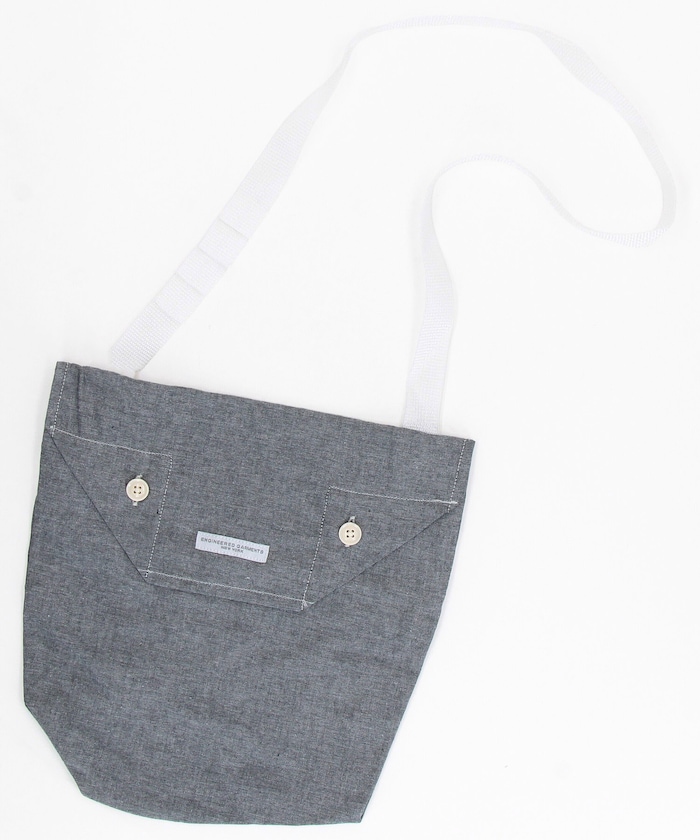 Shoulder Pouch-Cotton Chambray