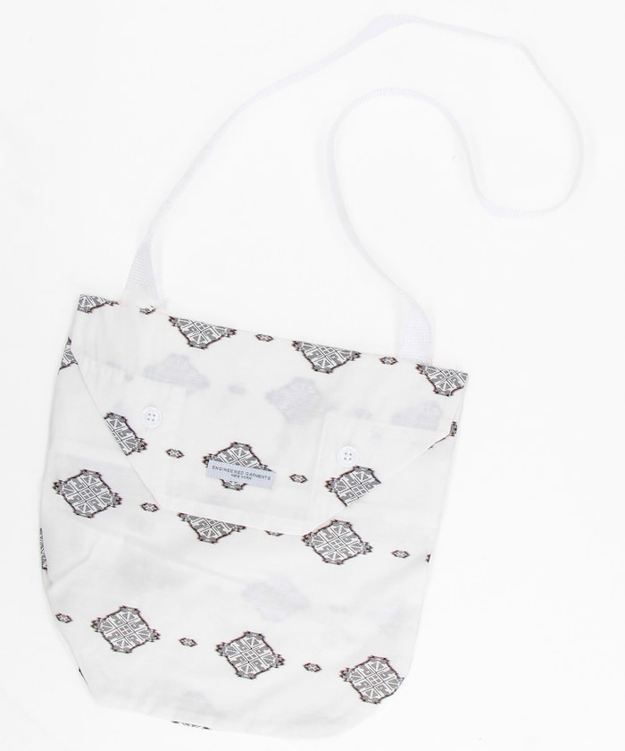 Shoulder Pouch-Cotton Ikat Print