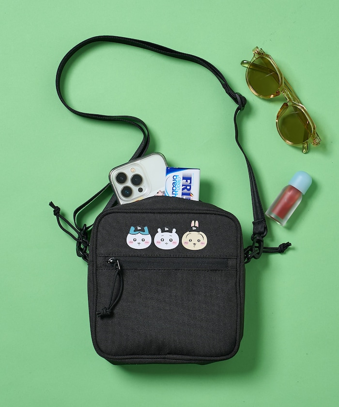 スクエアショルダーポーチ ちいかわ/1.5Lバッグ/ちいかわ・ハチワレ・うさぎ