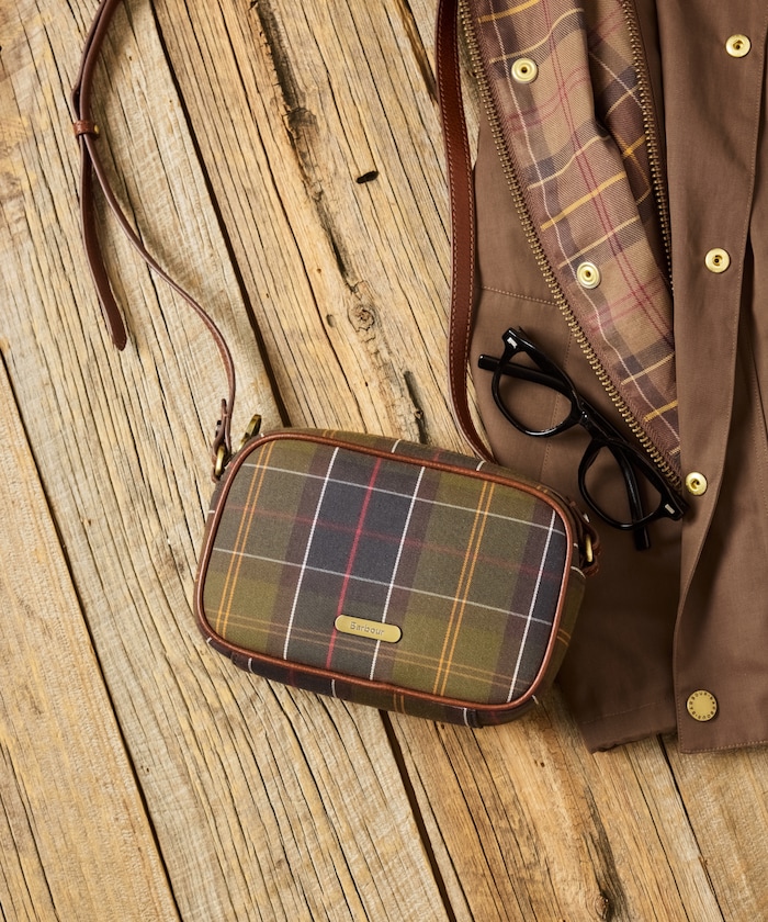 【国内販路限定 / EXCLUSIVE】barbour daphne mini tartan crossbody bag