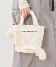 BROWN THEATRE PRODUCTS/別注 2WAY パフフリル ショルダーバッグ 