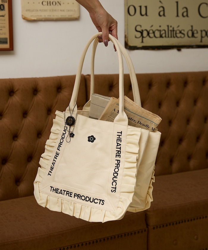 別注 FRILL CANVAS TOTE
