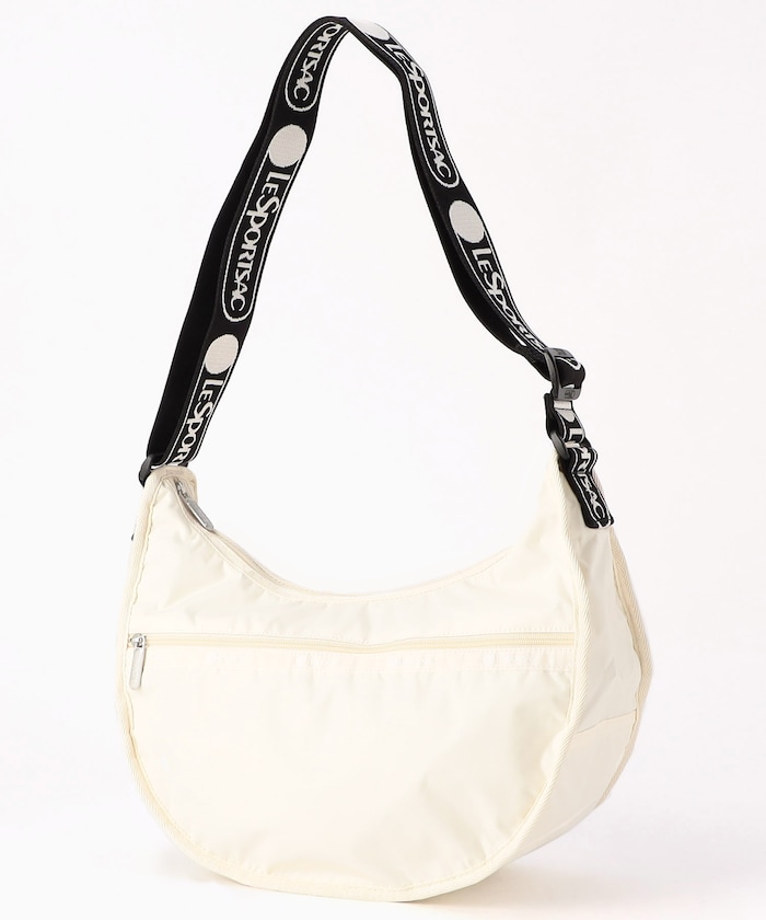 ホワイト:LOGO JACQUARD MERINGUE