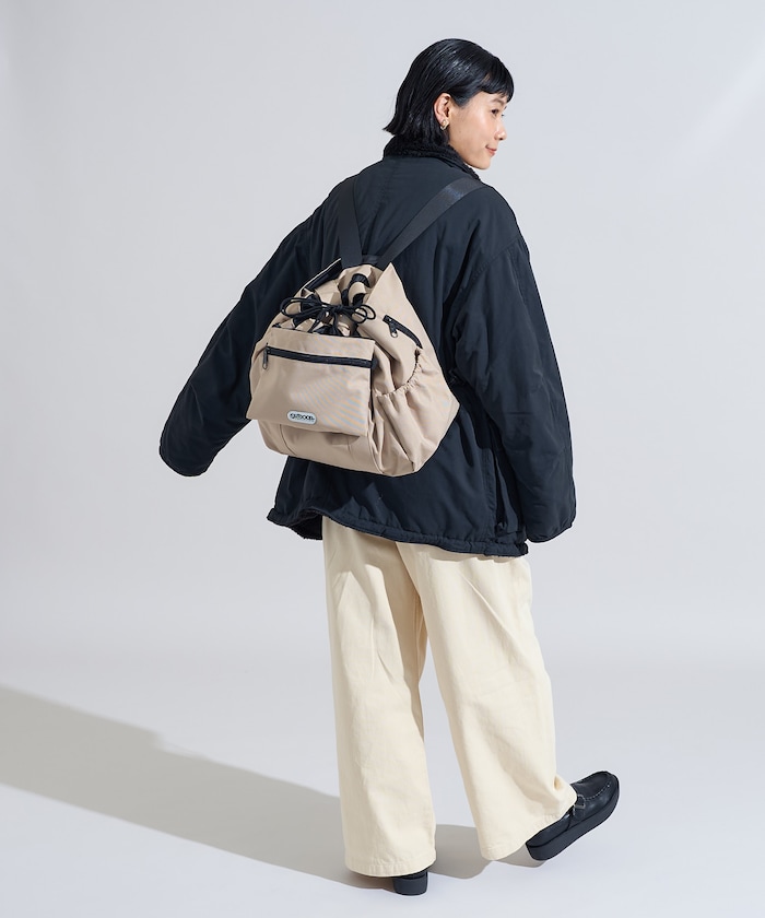 OUTDOOR×FREAK'S STORE 別注撥水マルチウェイペアレンツバッグ OUTDOOR PRODUCTS/別注 撥水マルチウェイ ペアレンツバッグ/ママ