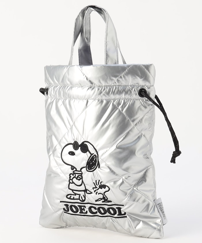 SNOOPY パフィー巾着トート