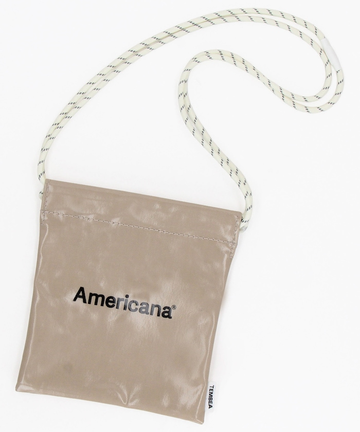 TEMBEA 別注 PVC コーティング 巾着バッグ