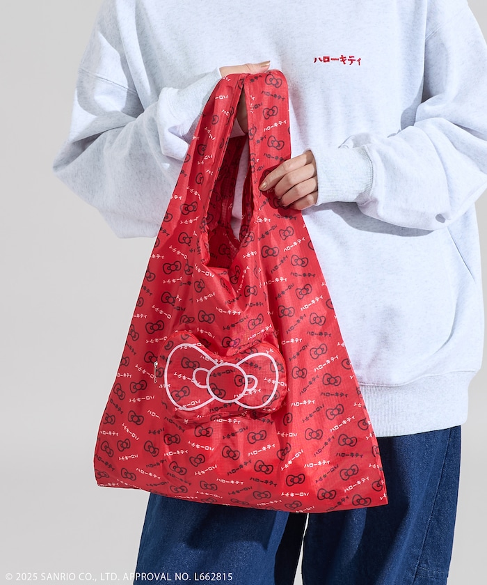 HELLO KITTY” リボン エコバッグ