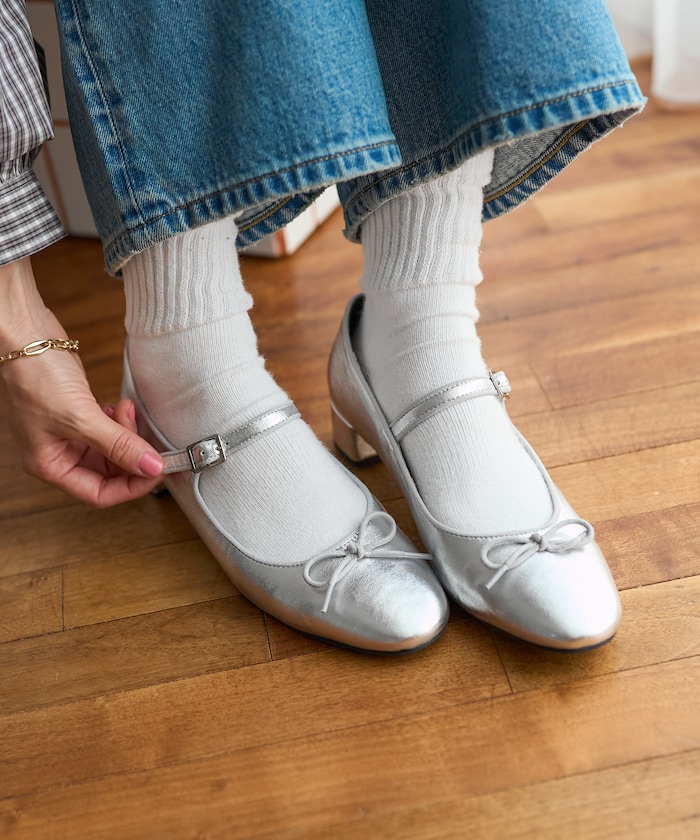 晴雨兼用バレエパンプス