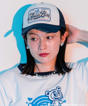 チャコ様✱ドット帽子 （22AW ×NEW ERA ベロア BOXロゴ ベースボール 
