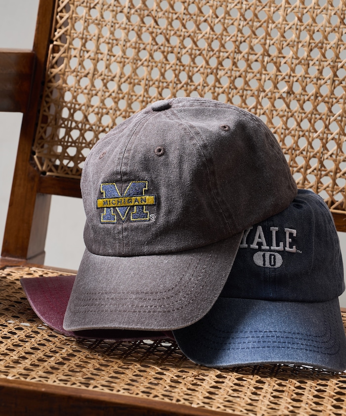 カレッジロゴ 刺繍 キャップ