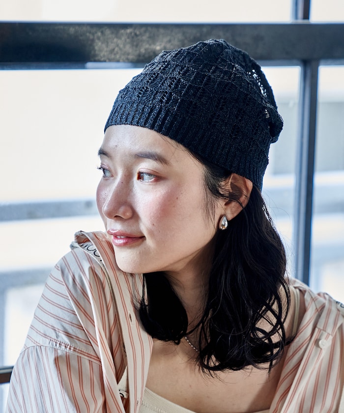 かぎ編み ニット帽