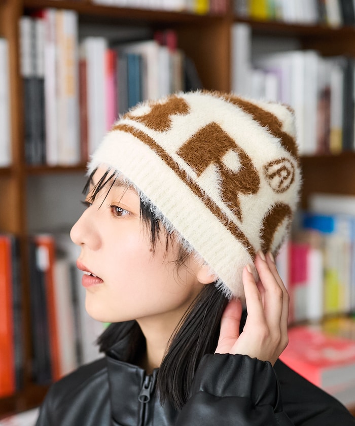 別注 モヘアロゴビーニー