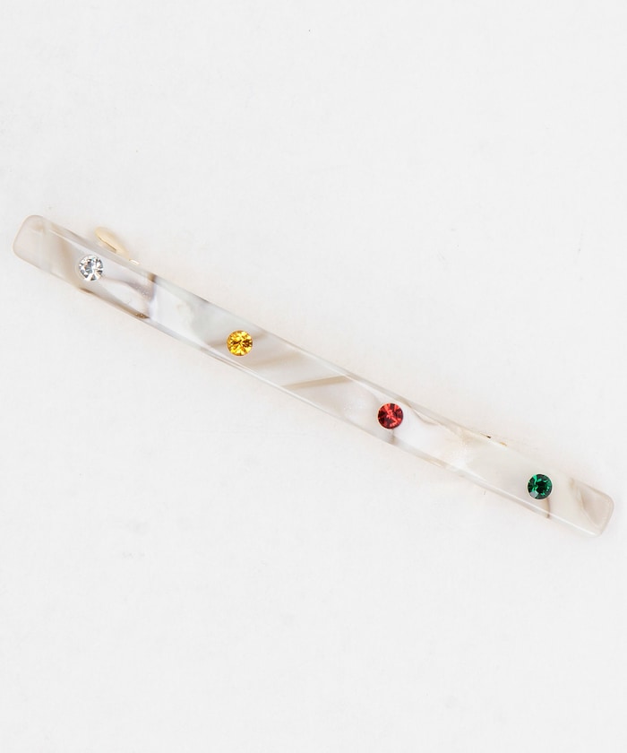 オフホワイト：White marble