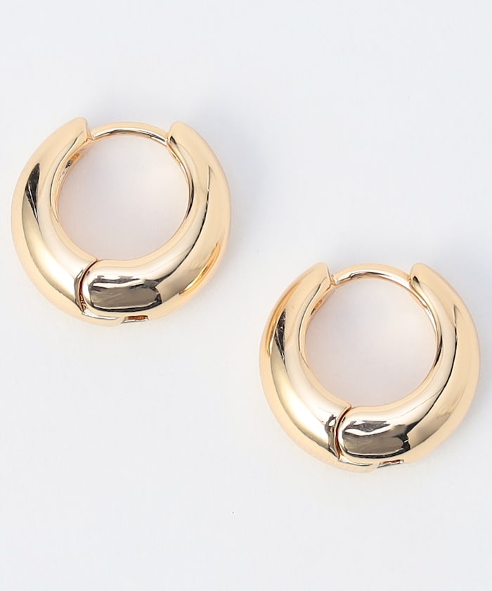シンプル フープピアス