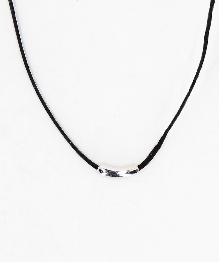 ニュアンスチャーム付きコードネックレス