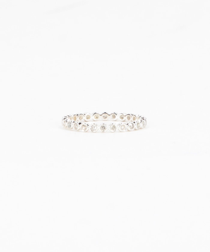 Bezel eternity ring
