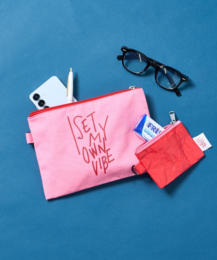 【セットアイテム】メッセージ ロゴ ポーチセット