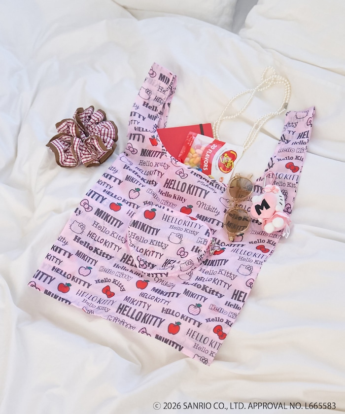 【3月19日12:00～販売開始】"HELLO KITTY"総柄 エコバック
