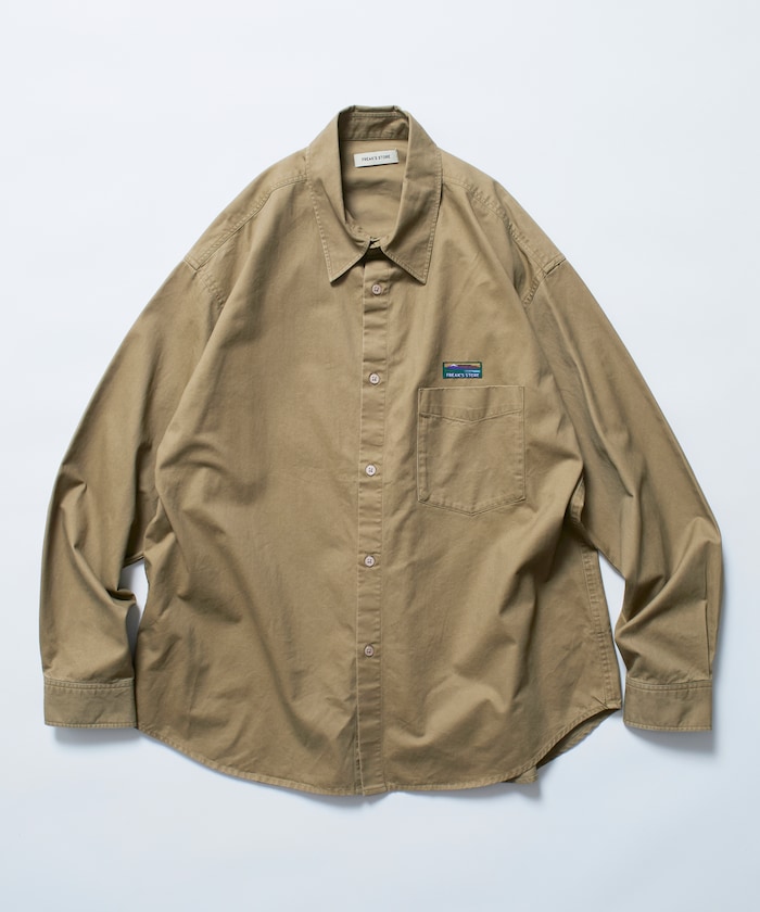 【FREAK'S STORE】 Relax Fit リラックスフィット ガーメントダイ レギュラーカラーシャツ 【限定展開】 male 【FREAK'S STORE】 Relax Fit リラックスフィット ガーメントダイ レギュラーカラーシャツ 【限定展開】 male