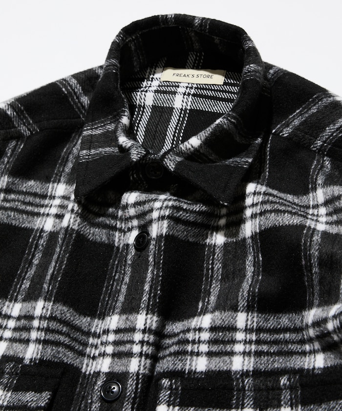 Relax Fit 寬鬆剪裁 重磅法蘭絨格紋襯衫 【限定展開】