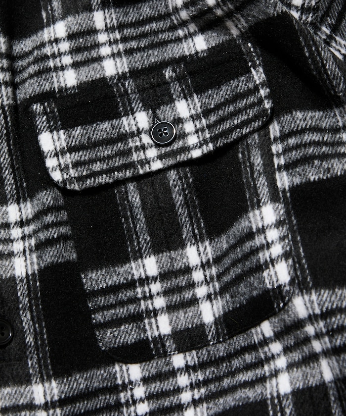 Relax Fit 寬鬆剪裁 重磅法蘭絨格紋襯衫 【限定展開】