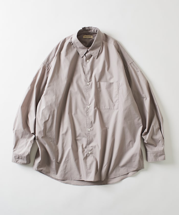 Relax Fit リラックスフィット レギュラーカラー シャツ 【限定展開】
