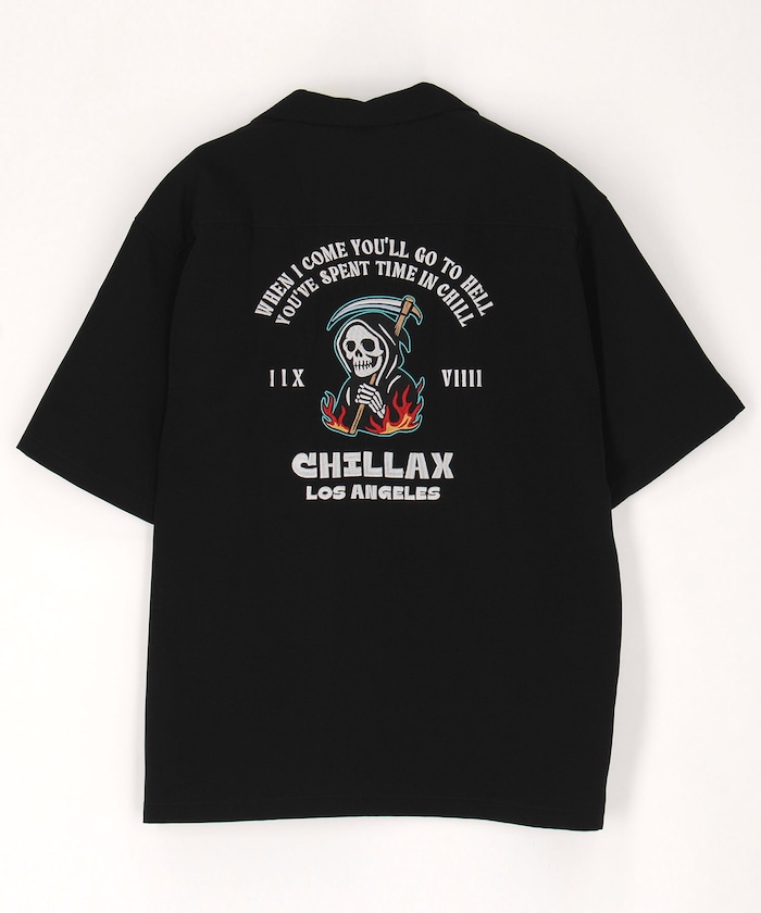 シルキータッチ刺繍BIGシャツ 【限定展開】