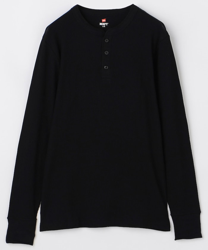 限定展開 BEEFY サーマルヘンリーネックロングスリーブ