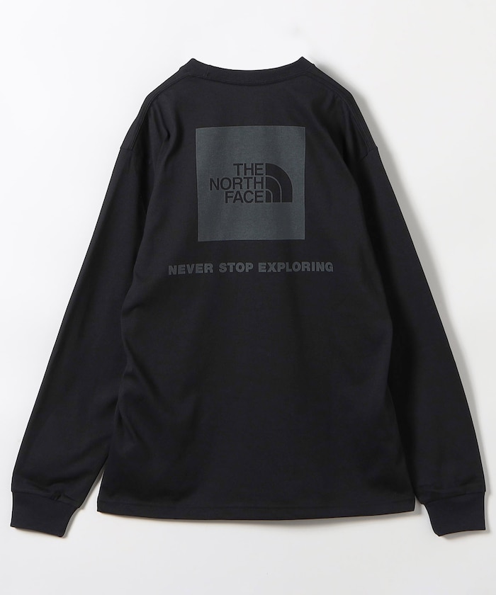 ロングスリーブバックスクエアロゴティー / NT32442 【限定展開】
