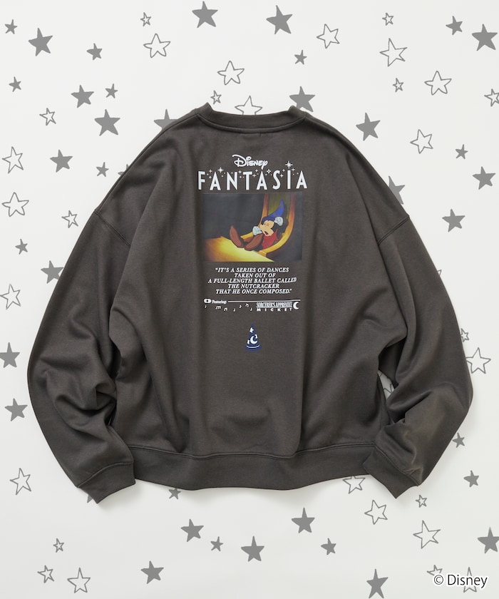 MICKEY 別注 ビックシルエット FANTASIA GoodNight スウェット 【限定展開】