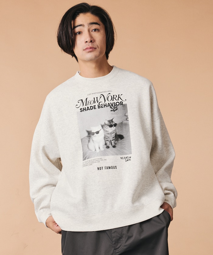 MeowYork  CAT クルーネック スウェット 【限定展開】