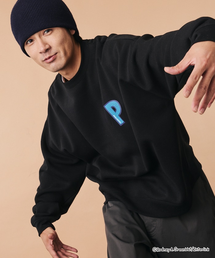 パラッパラッ-パー 別注 ビックシルエット カラー スウェット 【限定展開】