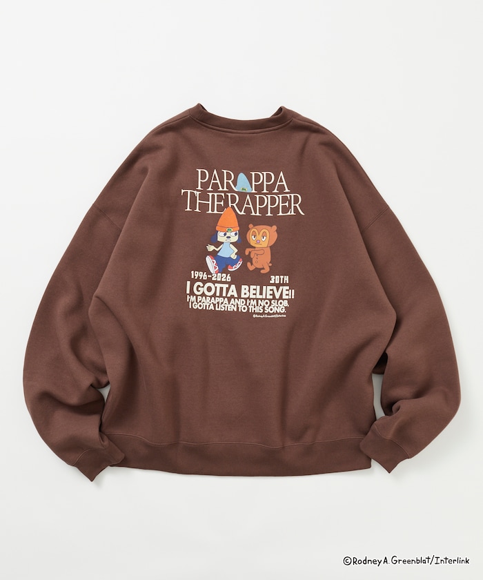 パラッパラッ-パー 別注 ビックシルエット カラー スウェット 【限定展開】