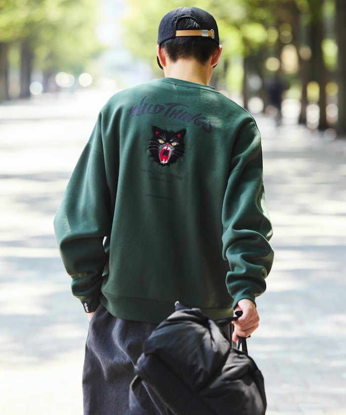 21SS STONE  ビンテージ加工 ロゴワッペン付 クルーネック STONE ISLAND ストーンアイランド 7115552A3 ロゴワッペン