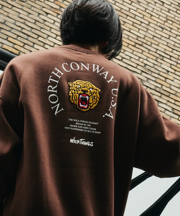 別注 タイガーモチーフ クルーネック スウェット TIGER SWEAT  【限定展開】