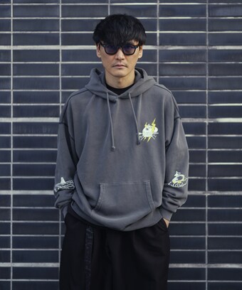 チャンピオン ウルブズ ナイロン プルオーバージャケット ビッグロゴ  