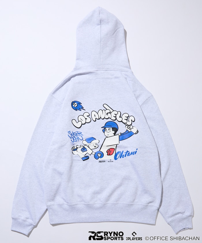 SKATER JOHN × RYNO SPORTS × MLB PLAYERS OHTANI BATTING プリントパーカー 【限定展開】