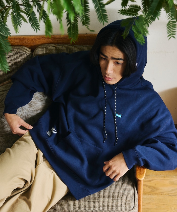 KAVU×FREAK'S STORE / カブ― 別注 ネーム付き パーカー 【限定展開】