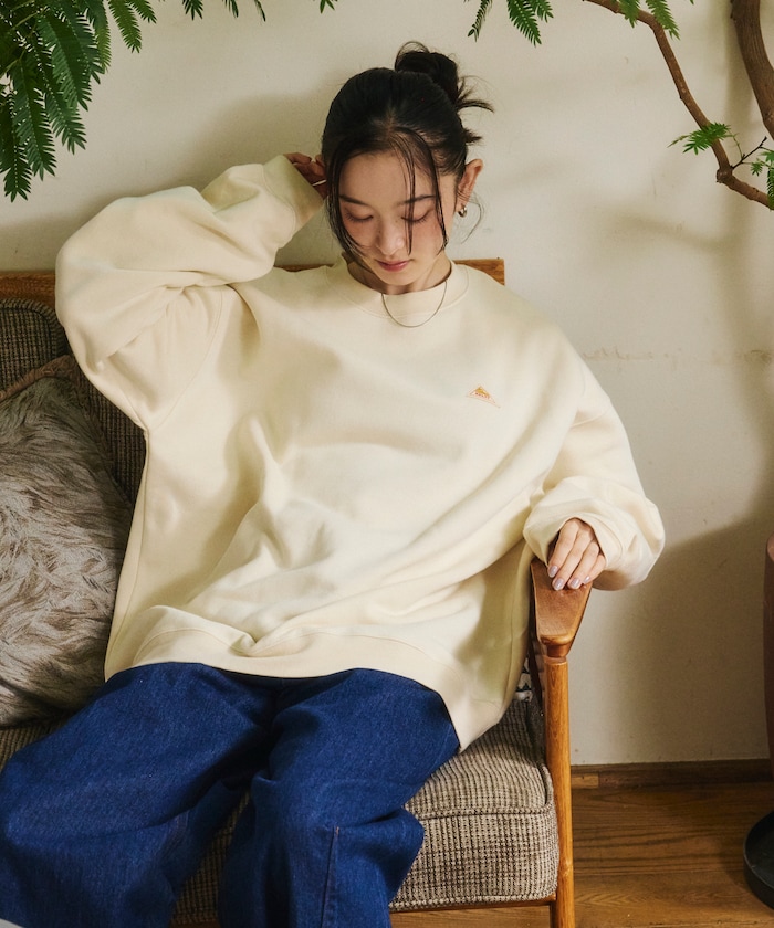 KELTY×FREAK'S STORE/ケルティ 別注 ワンポイント ヴィンテージロゴ クルーネックスウェット 【限定展開】