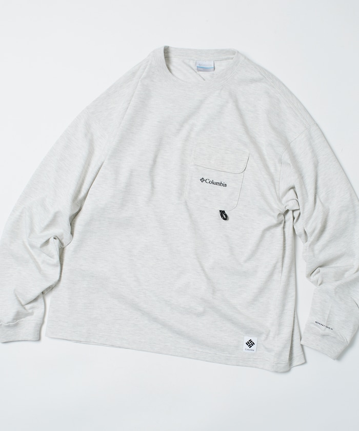 Columbia×FREAK'S STORE 別注 インペリアルパーク ロングスリーブ ポケットTシャツ 【限定展開】