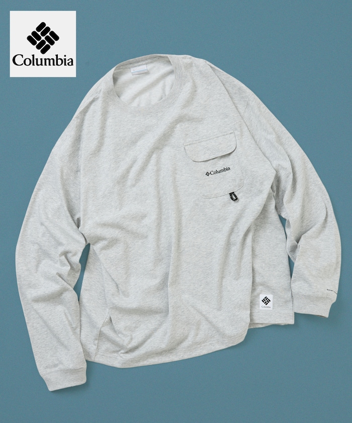 Columbia×FREAK'S STORE 別注 インペリアルパーク ロングスリーブ ポケットTシャツ 【限定展開】