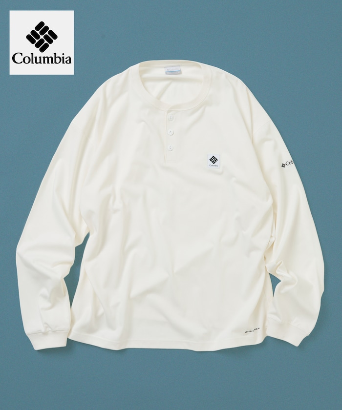Columbia×FREAK'S STORE 別注 インペリアルパーク ロングスリーブ ヘンリーネックTシャツ 【限定展開】
