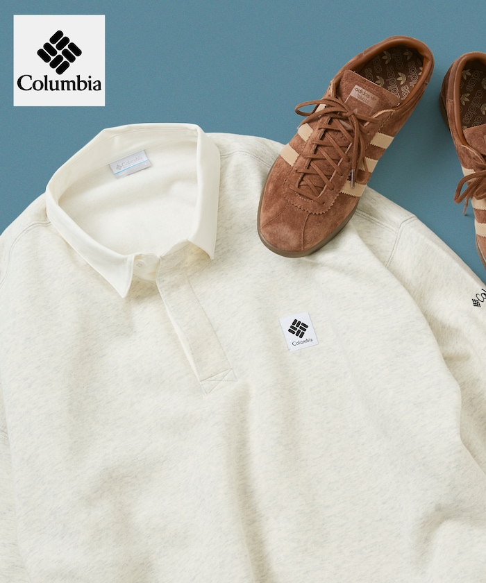 Columbia × FREAK'S STORE 別注 Imperial Park 小LOGO橄欖球衫 限定販售