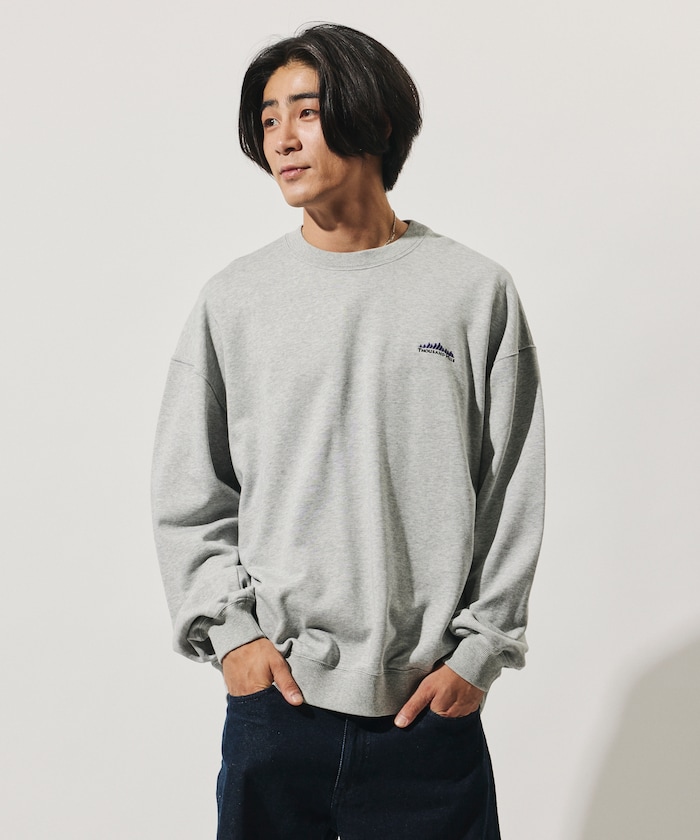 THOUSAND MILE×FREAK'S STORE /  サウザンドマイル 別注 クルーネック プルオーバー スウェット 【限定展開】