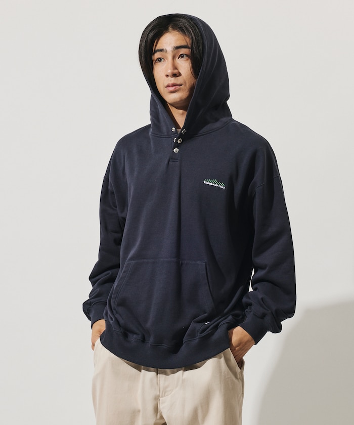 THOUSAND MILE×FREAK'S STORE / サウザンドマイル 別注 スナップ ボタン フーディー【限定展開】