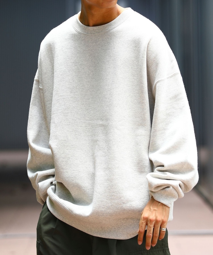 12oz ヘビーウェイト ビッグシルエット クルーネックスウェット 【限定展開】