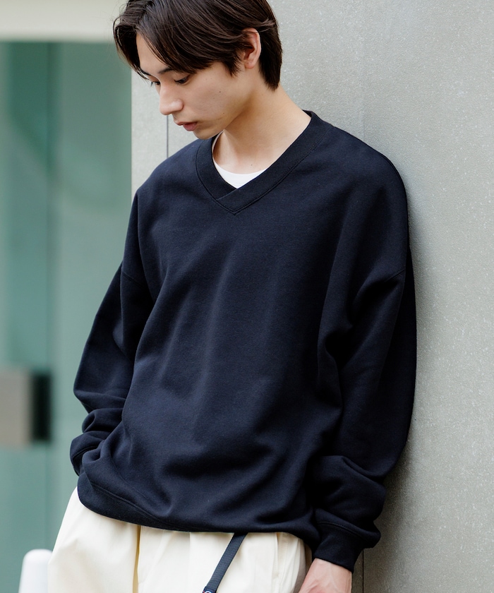 リラックスフィット Vネック スウェット 【限定展開】