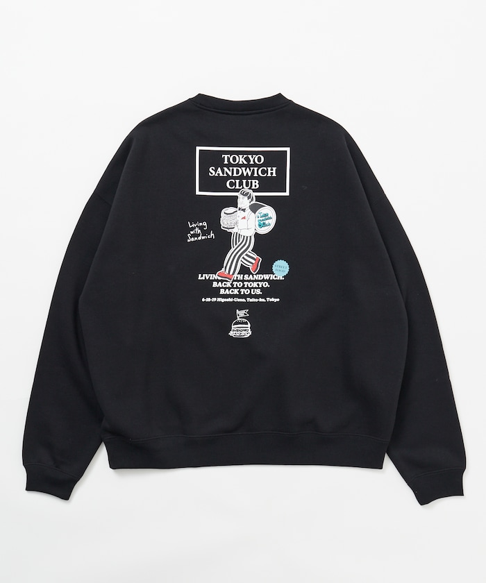Relax Fit リラックスフィット TOKYO SANDWICH CLUB クルーネック スウェット 【限定展開】